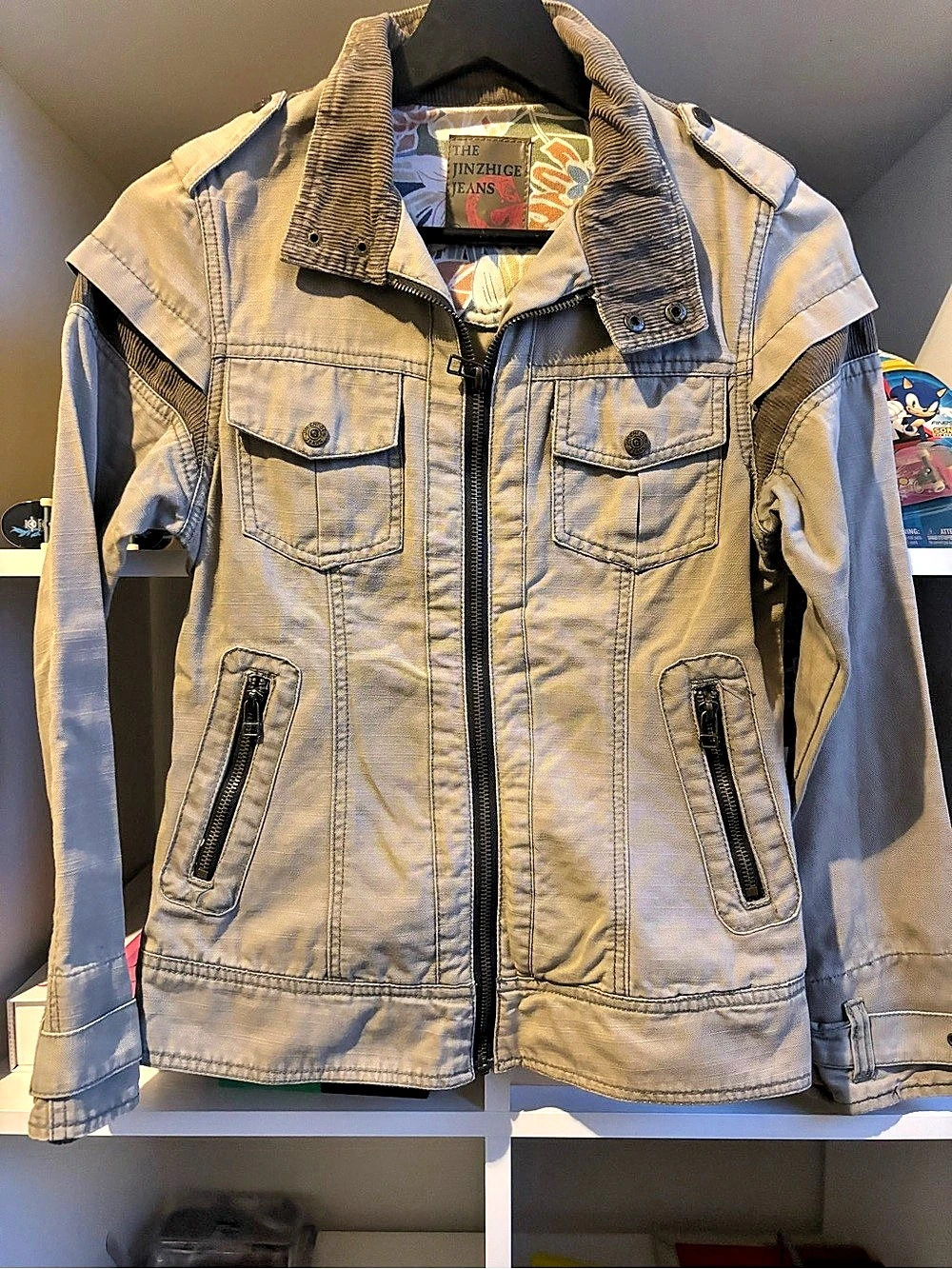 The Jinzhinge Jeans Utility Jacket ingreen
